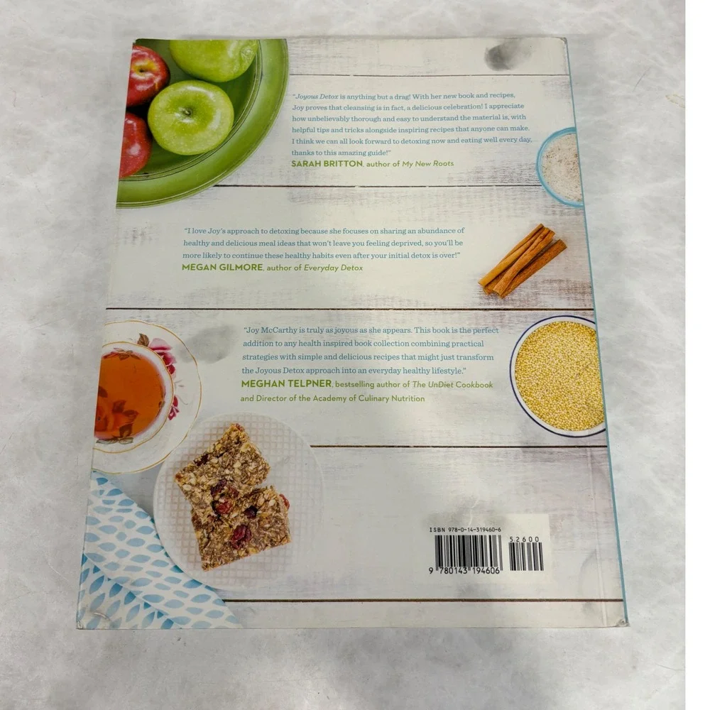 Joyous Detox Cookbook Joy McCarthy 100 Gluten-Free Dairy-Free Recipes Paperback